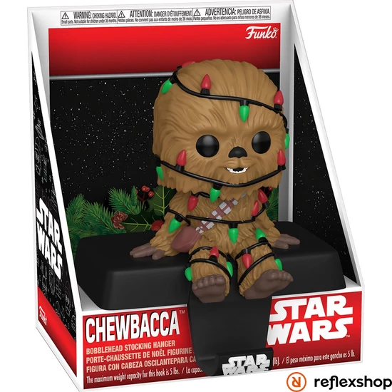 Funko POP! Edge-Sitter: Star Wars - Holiday Darth Chewbacca figura