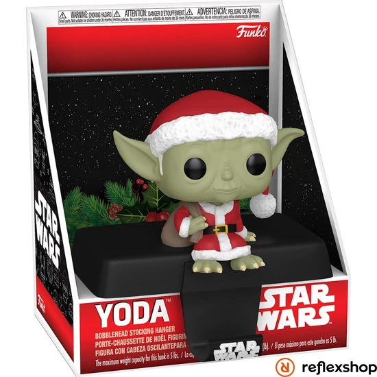 Funko POP! Edge-Sitter: Star Wars - Holiday Darth Yoda figura