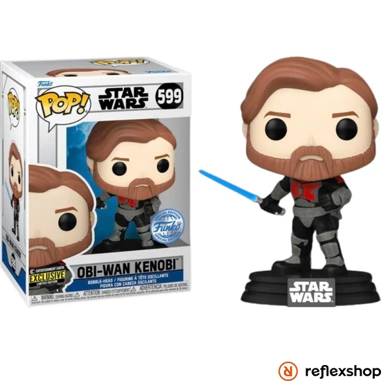 Funko Pop! Disney Star Wars: Clone Wars - Obi-Wan Kenobi (SE) #599 BH Vinyl Figure