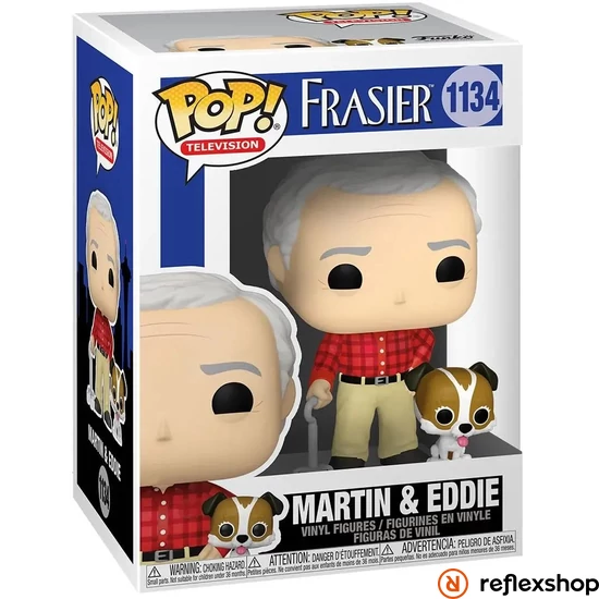 Funko POP! & Buddy: Frasier - Martin with Eddie figurák #1134