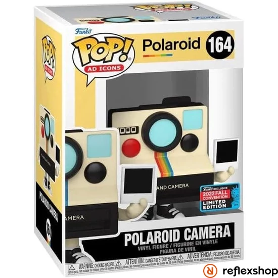 Funko Pop! Ad Icons Polaroid - Polaroid Camera (Convention Limited Edition) #164 Vinyl Figure