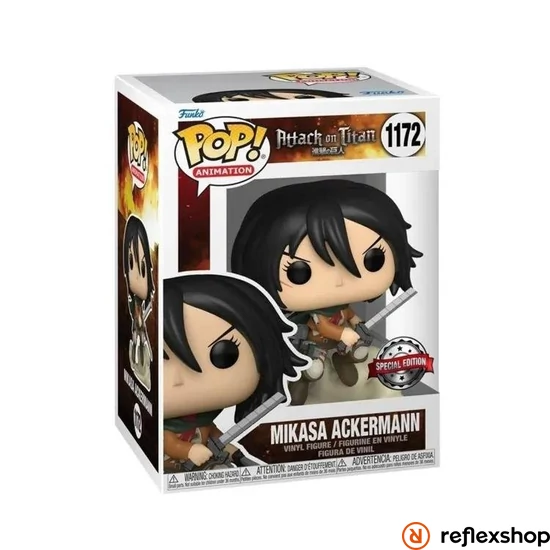 Funko Pop! Animation: Attack on Titan S4 - Mikasa Ackermann (Special Edition) #1172 Vinyl Figure