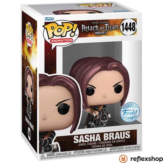 Funko POP! Animation: Attack on Titan - Sasha Braus (Metallic) (SE) figura #1448