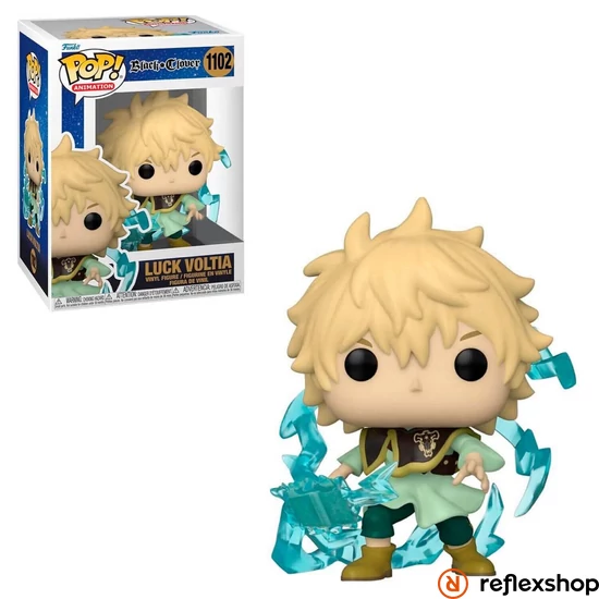 Funko Pop! Animation: Black Clover - Luck Voltia* (Special Edition) #1102 Vinyl Figure #1102