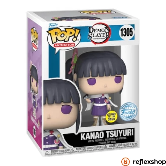 Funko Pop! Animation: Demon Slayer Kimetsu No Yaiba S2 - Kanao Tsuyuri (Glows in the Dark) (Special Edition) #1305 Vinyl Figure