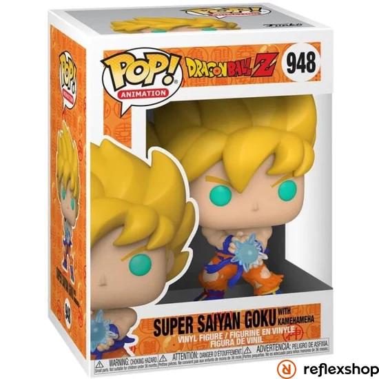 Funko POP! Animation: Dragon Ball Z - Super Saiyan Goku w/ Kamehameha figura #948