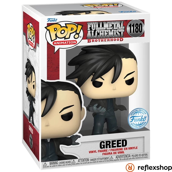 Funko Pop! Animation: Full Metal Alchemist Brotherhood S3 - Greed (Special Edition) #1180 Vinyl Figure #1180