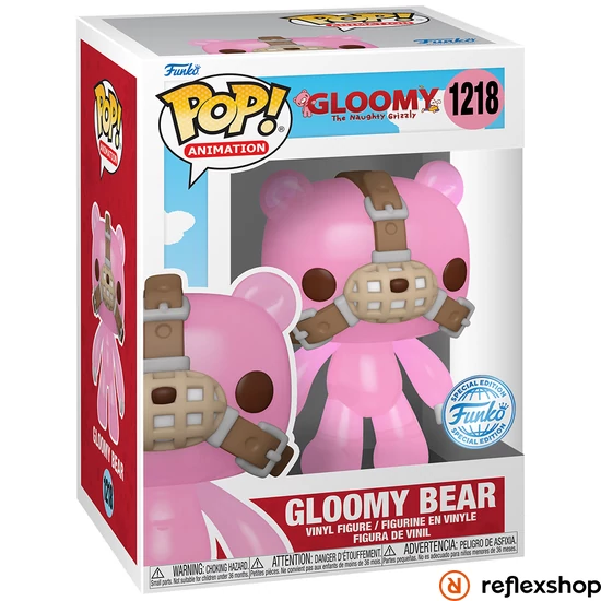 Funko Pop! Animation: Gloomy Bear The Naughty Grizzly - Gloomy Bear* (Translucent) (Special Edition) #1218 Vinyl Figure