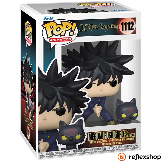 Funko POP! Animation: Jujutsu Kaisen - Megumi Fushiguro with Divine Dog #112