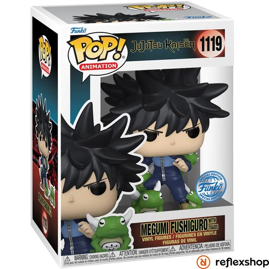 Funko Animation: Jujutsu Kaisen - Megumi Fushiguro with Toads (Special Edition) #1119 Vinyl Figure