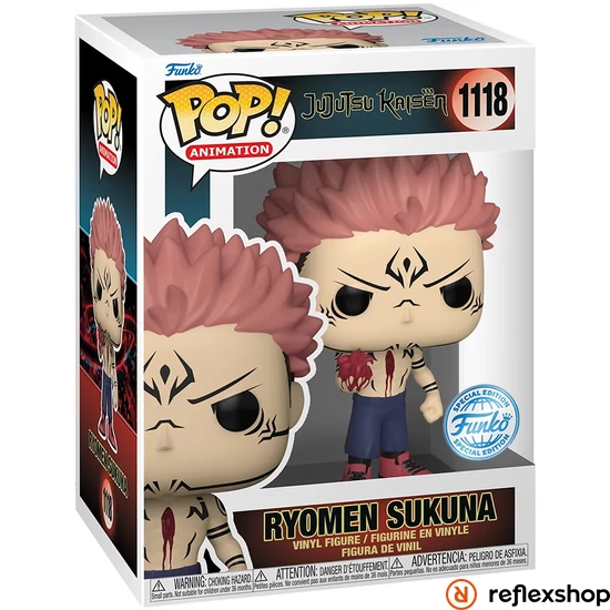 Funko Pop! Animation: Jujutsu Kaisen - Ryomen Sukuna* (with Heart) (Special Edition) #1118 Vinyl Figure