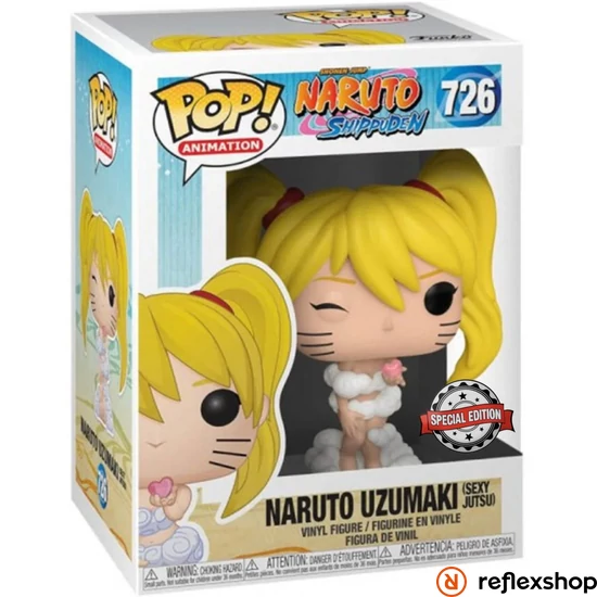 Funko POP! Animation: Naruto - Naruto Uzumaki (Sexy Jutsu) figura #726