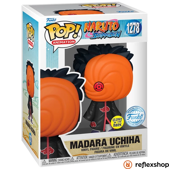 Funko Pop! Animation: Naruto Shippuden - Madara Uchiha (Glows in the Dark) (Special Edition) #1278 Vinyl Figure