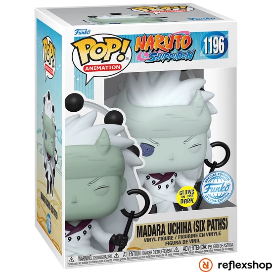 Funko Pop! Animation: Naruto Shippuden - Madara Uchiha (Sage of Six Paths) (Glows in the Dark) (Special Edition) #1196 Vinyl Figure