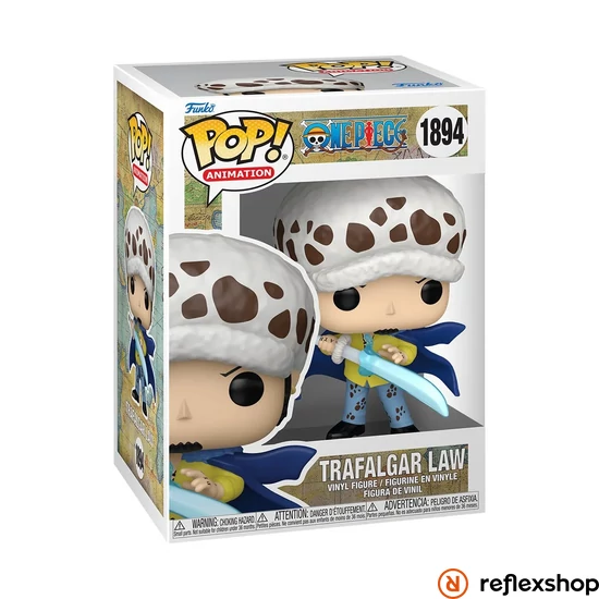 Funko POP! Animation: One Piece - Law w/Blue Anesthesia figura