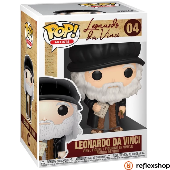 Funko POP! Artists: Leonardo DaVinci figura #04