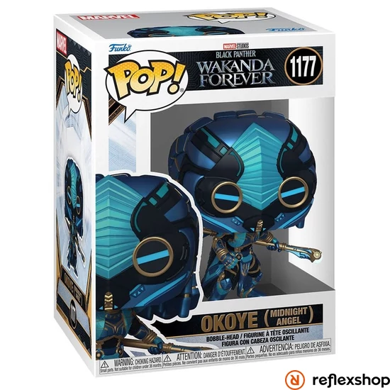 Funko POP! Marvel: BPWF S2- Okoye (Midnight Angel)