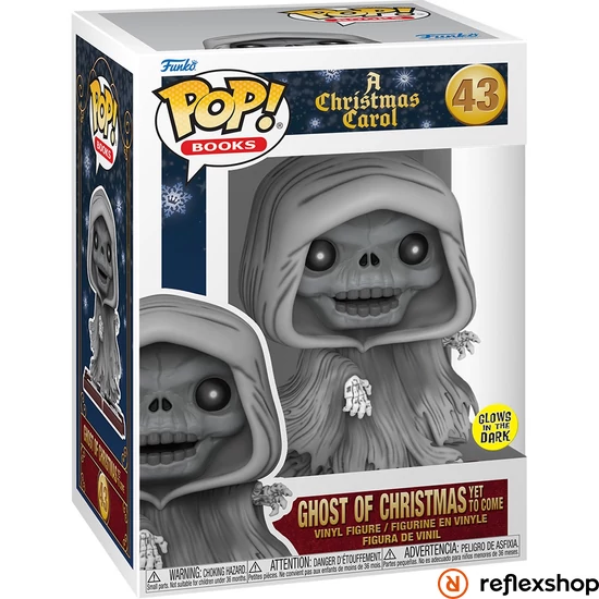 Funko POP! Books: A Christmas Carol - Ghost of Christmas Yet to Come (Glow) figura #43