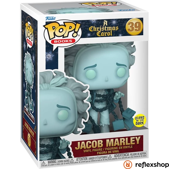 Funko POP! Books: A Christmas Carol - Jacob Marley (Glow) figura #39