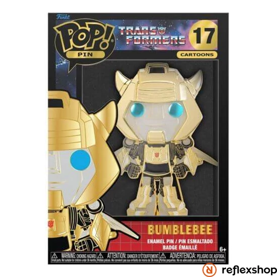 Funko Pop! Cartoons: Transformers - Bumblebee #17 Large Enamel Pin