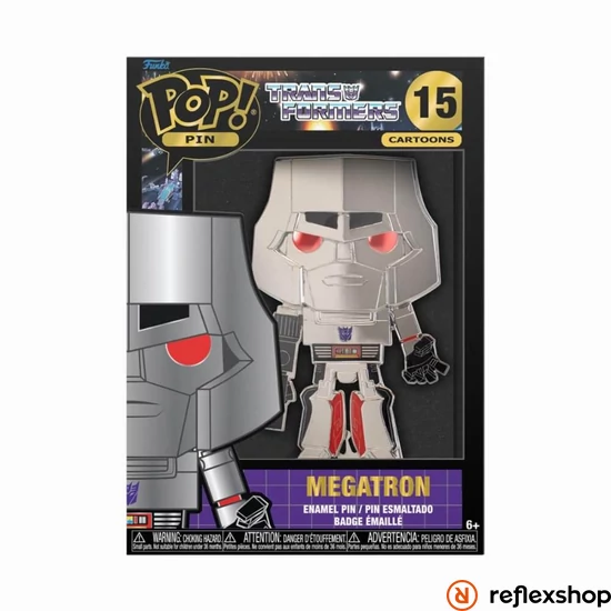 Funko Pop! Cartoons: Transformers - Megatron #15 Large Enamel Pin