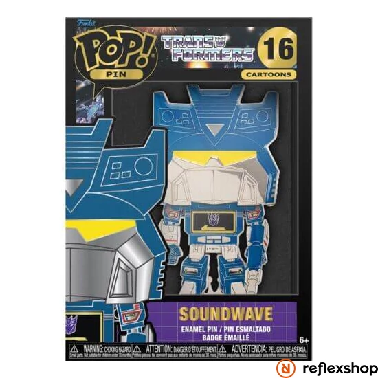 Funko Pop! Cartoons: Transformers - Soundwave #16 Large Enamel Pin