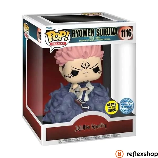 Funko Pop! Deluxe: Jujutsu Kaisen - Ryomen Sukuna (Glows in the Dark) (Special Edition) #1116 Vinyl Figure