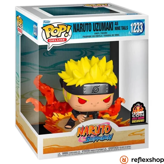 Pop! Deluxe: Naruto Shipuden - Naruto Uzumaki As Nine Tails (L.A. Comic Con 2022 Show Exclusive) #1233