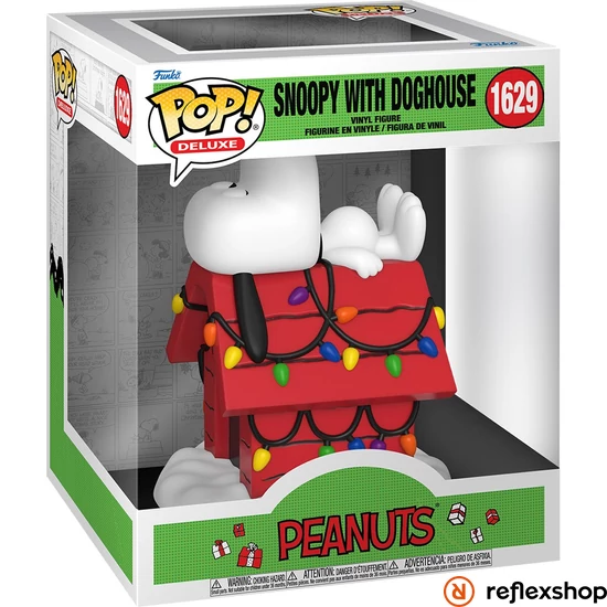 Funko POP! Deluxe: Peanuts - Snoopy w/Doghouse figura #1629