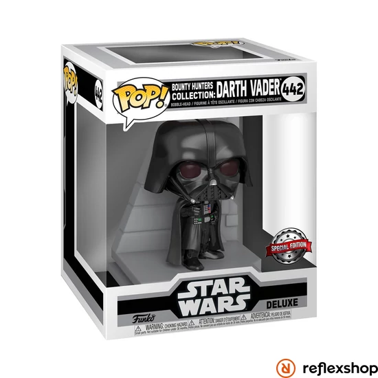 Funko Pop! Deluxe: Star Wars Bounty Hunters Collection - Darth Vader (Special Edition) #442 Bobble-Head Vinyl Figure #442