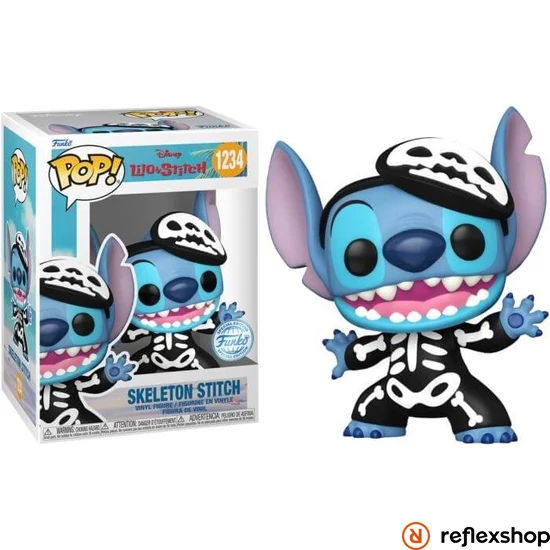 Funko Pop! Disney: Lilo and Stitch - Skeleton Stitch* (Special Edition) #1234 Vinyl Figure