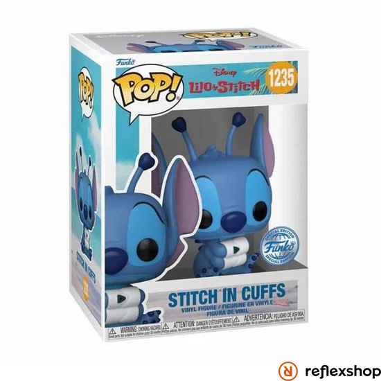 Funko Pop! Disney: Lilo & Stitch - Stitch in Cuffs (Special Edition) #1235 Vinyl Figure #1235