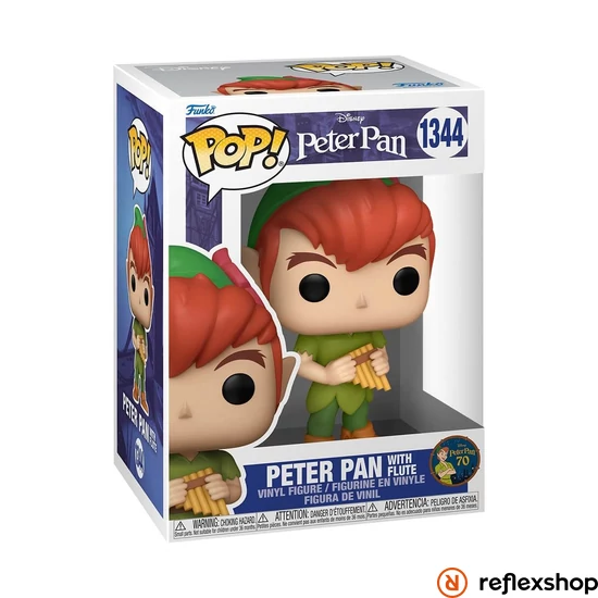 Funko POP! Disney: Peter Pan70th - Peter w/flute figura