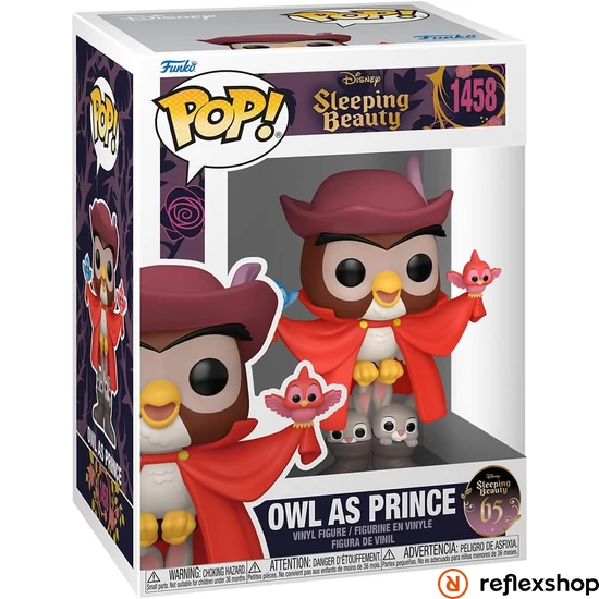 Funko POP! Disney: Sleeping Beauty 65th - Owl as Prince figura