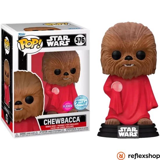 Funko Pop! Disney Star Wars - Chewbacca with Robe (Flocked) (Special Edition) #576 Bobble-Head Vinyl Figure