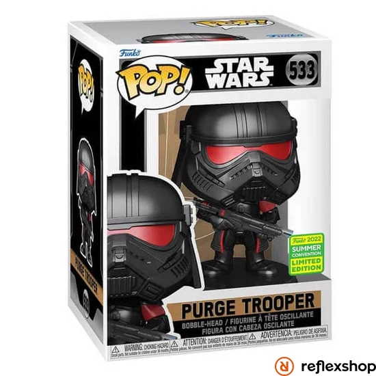 Funko Pop! Disney: Star Wars Obi-Wan - Purge Trooper (Summer Convention Limited Edition) #533 Bobble-Head Vinyl Figure