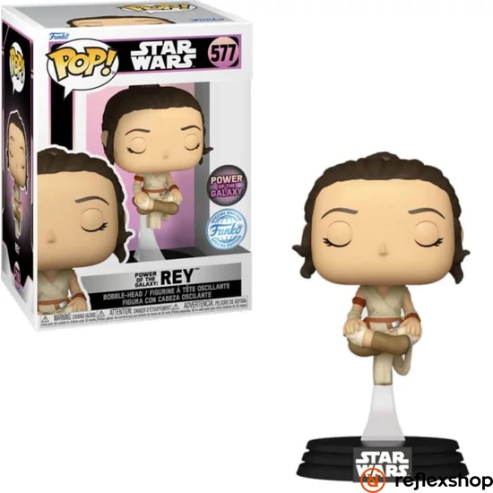 Funko Pop! Disney Star Wars: Power of the Galaxy - Power of the Galaxy Rey (Special Edition) #577 Bobble-Head Vinyl Figure