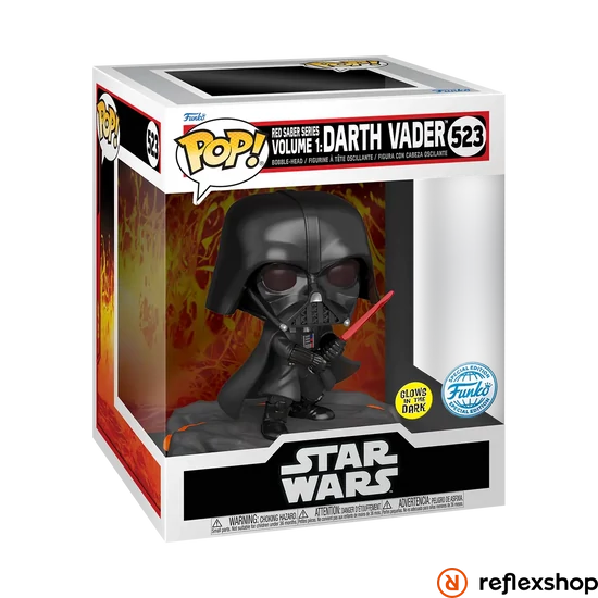 Funko Pop! Disney Star Wars: Red Saber Series Vol.1 - Darth Vader (Glows in the Dark) (Special Edition) #523 Bobble-Head Vinyl Figure