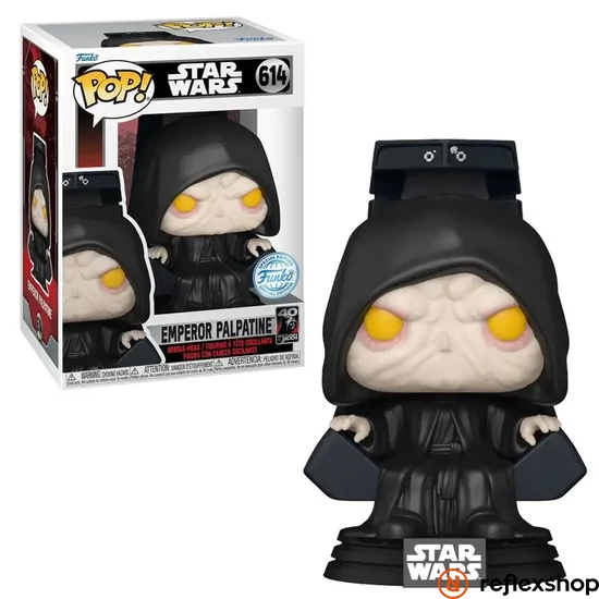 Funko Pop! Disney Star Wars: Return of the Jedi 40th - Emperor Palpatine (SE) #614 BH Vinyl Figure