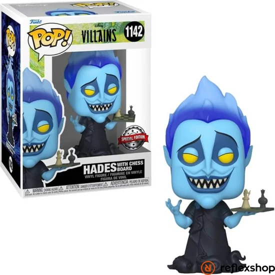 Funko Pop! Disney: Villains - Hades With Chess Board (Special Edition) #1142 Vinyl Figure