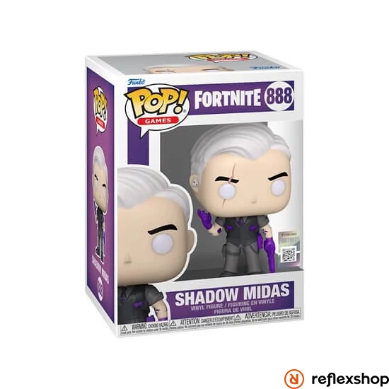 Funko POP! Games: Fortnite - Shadow Midas figura #888