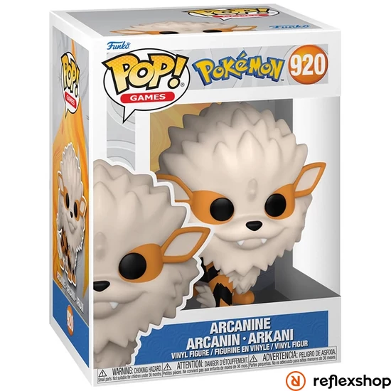 Funko POP! Games: Pokemon - Arcanine(EMEA) figura