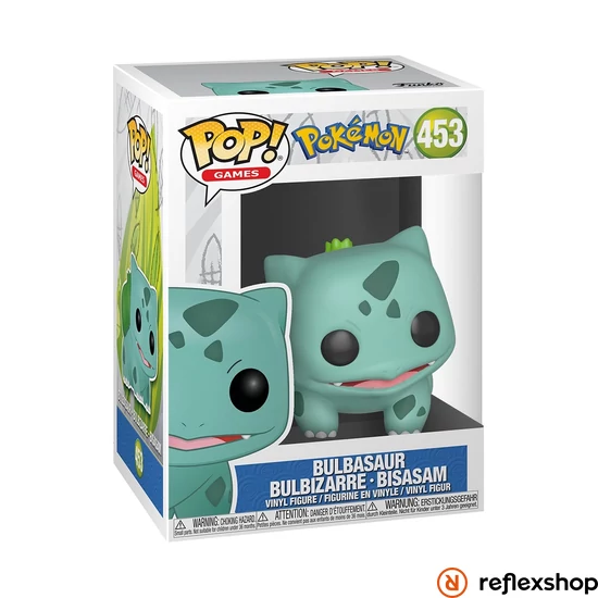 Funko Pop! Games: Pokemon - Bulbasaur Bulbizarre - Bisasam #453 Vinyl Figure