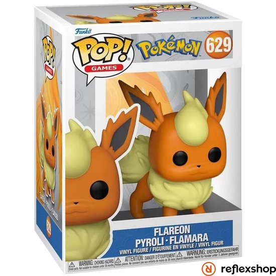 Funko Pop! Games: Pokemon - Flareon Pyroli - Flamara #629 Vinyl Figure