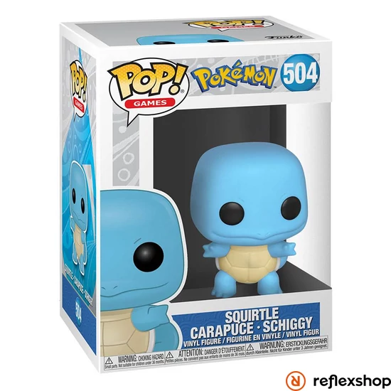 Funko Pop! Games: Pokemon - Squirtle Carapuce - Schiggy #504 Vinyl Figure