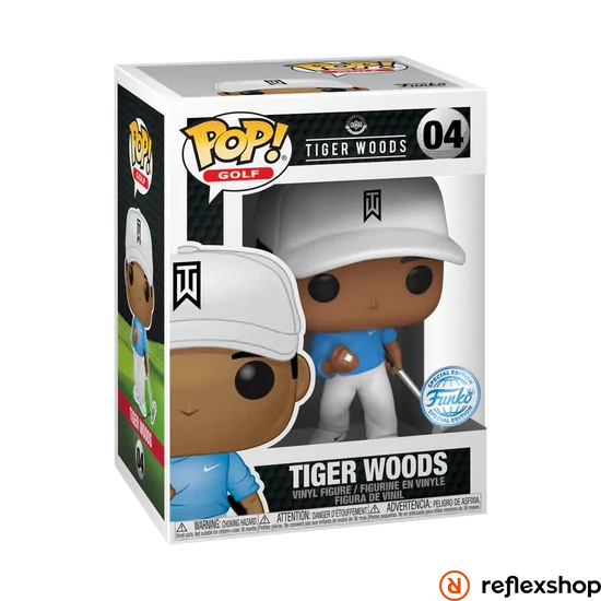 Funko POP! Golf: Tiger Woods (Blue Shirt) figura #4