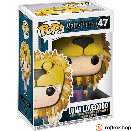 Funko POP! Harry Potter: Luna Lovegood w/Lion Head figura #47