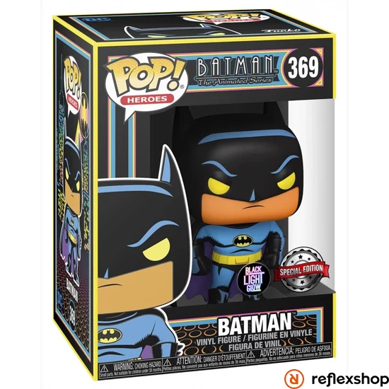 POP Heroes: DC- Batman(Black Light) #369