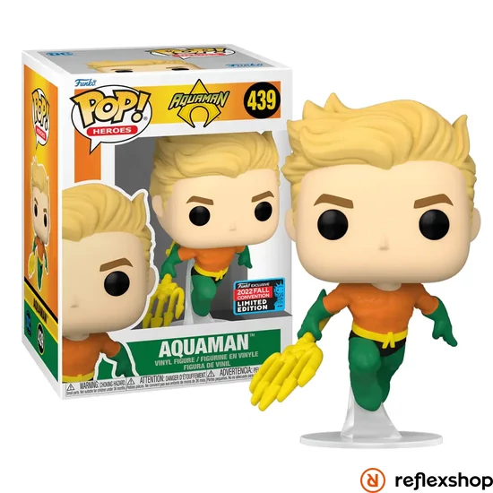 Funko Pop! Heroes: DC Super Heroes - Aquaman (Classic) (Convention Limited Edition) #439 Vinyl Figure