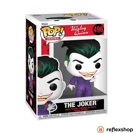 Funko POP! Heroes: Harley Quinn - The Joker figura #496